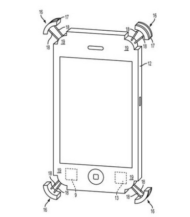 iPhone安全气囊?苹果新专利暗示未来iPhone不怕摔
